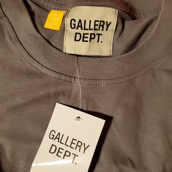 Gallery dept Hollywood CA Charcoal Grey t shirt mens large - Picture 5 of 10